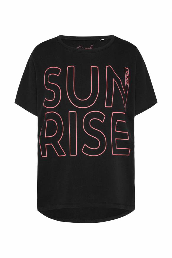 Soccx Shirt Oversized Mit Artwork Black