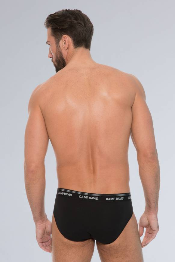 Soccx Slip Mit Logo-Bund Black