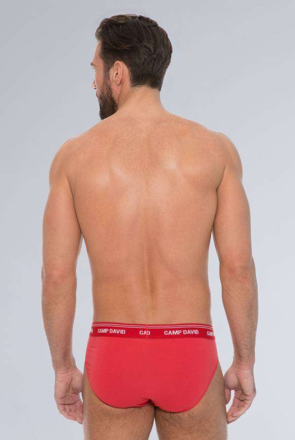 Soccx Slip Mit Logo-Bund Lobster Red