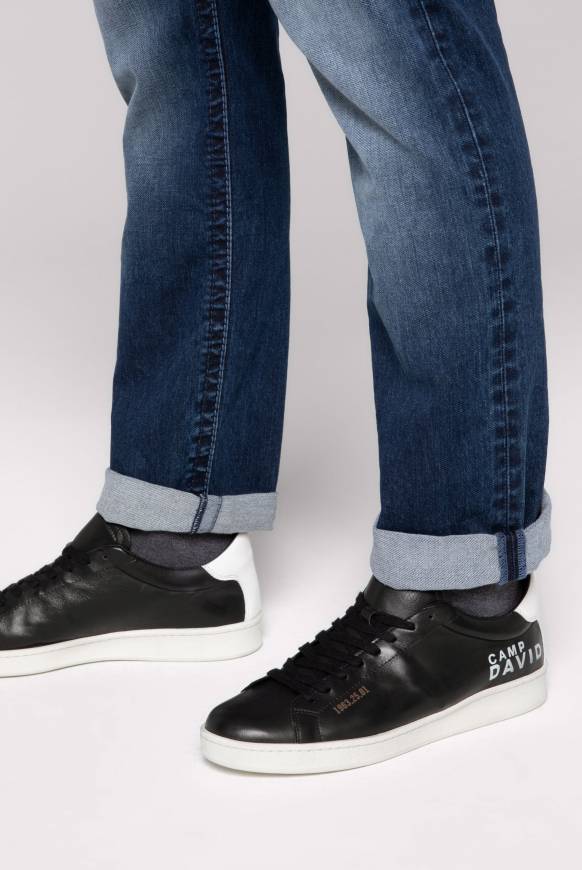 Soccx Sneaker Aus Leder Mit Logo Prints Black