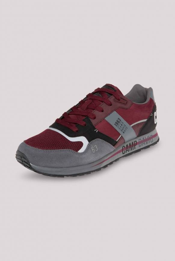 Soccx Sneaker im Retro Look burgundy