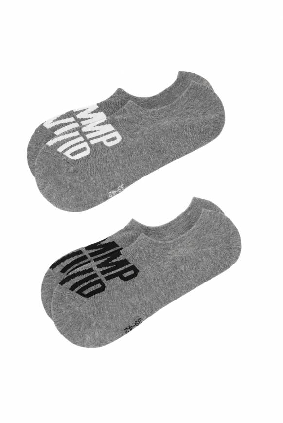 Soccx Sneakersocken Low Im Doppelpack Grey Melange