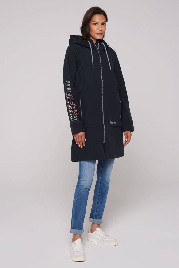 Soccx Softshellmantel Mit Kapuze Blue Navy