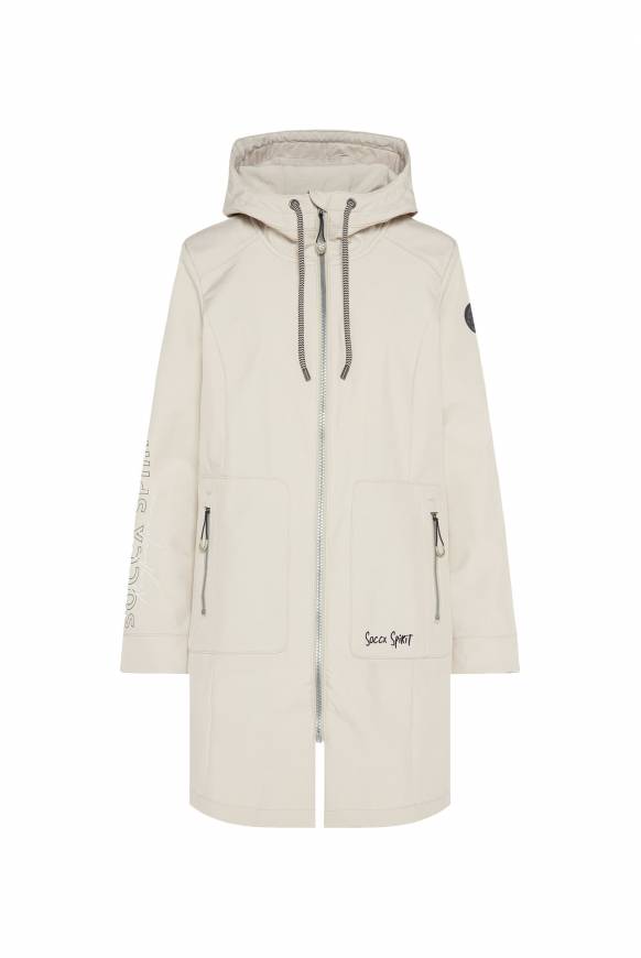 Soccx Softshellmantel Mit Kapuze Dark Kitt