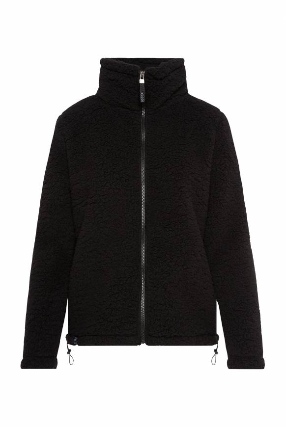 Soccx Sport-Jacke Im Sherpa-Look Black