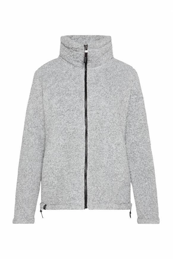 Soccx Sport-Jacke Im Sherpa-Look Grey Melange