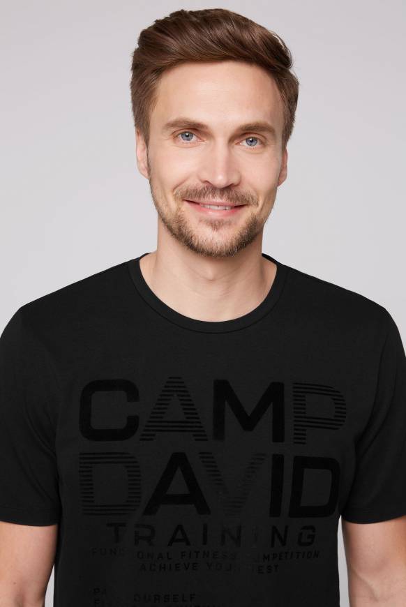 Soccx Sport-T-Shirt Mit Artworks Black