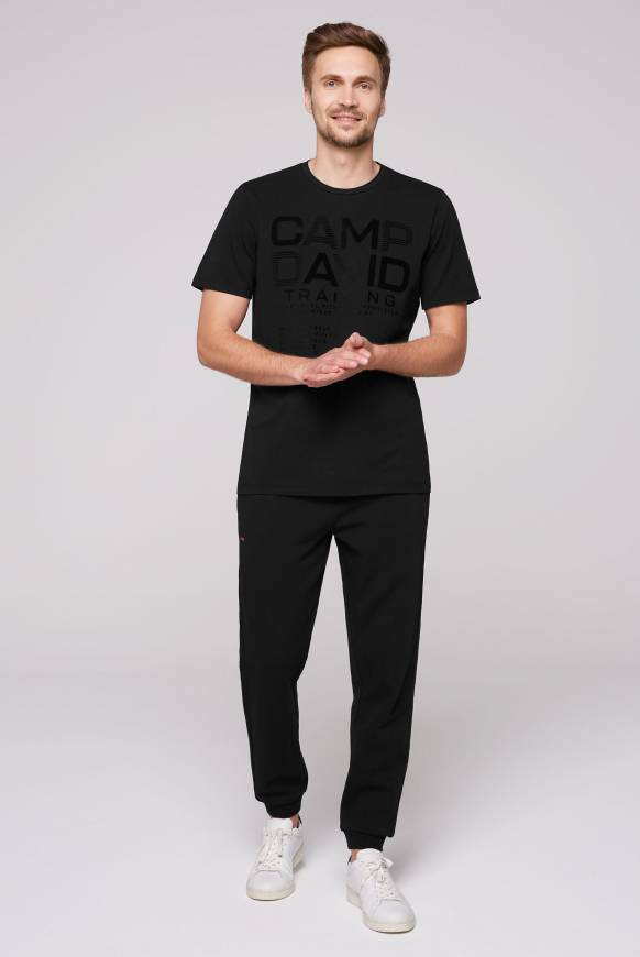 Soccx Sport-T-Shirt Mit Artworks Black