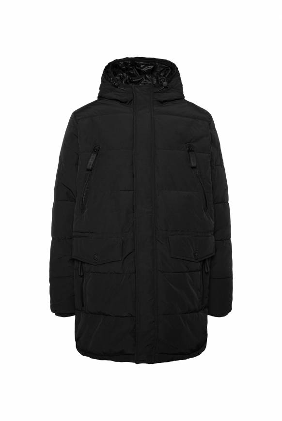 Soccx Stepp-Parka Mit Kapuzen-Layering Black