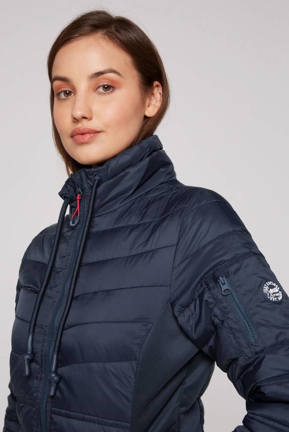 Soccx Steppjacke Im Ski-Design Blue Navy