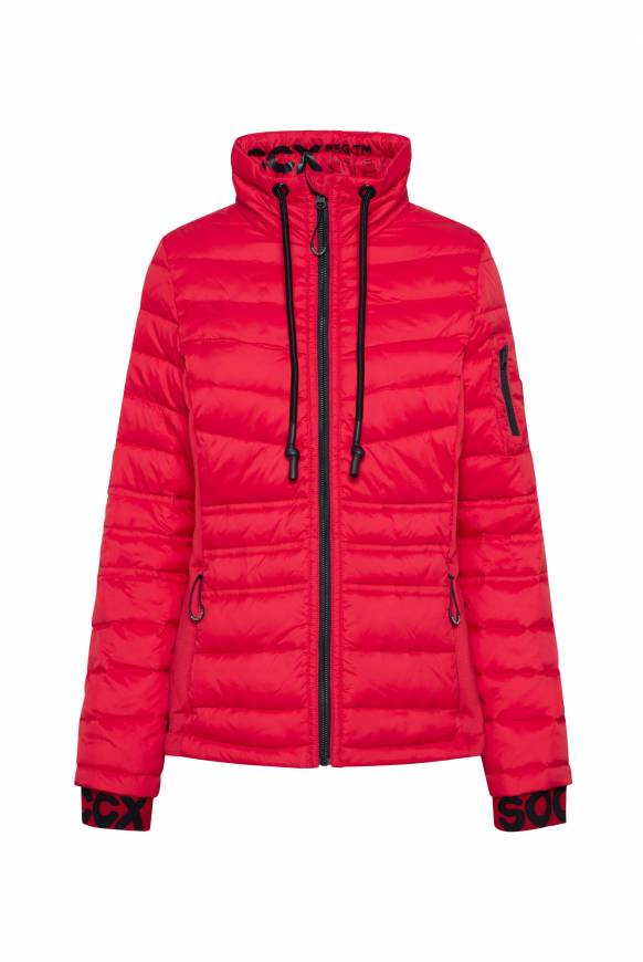 Soccx Steppjacke Im Ski-Design Clear Red