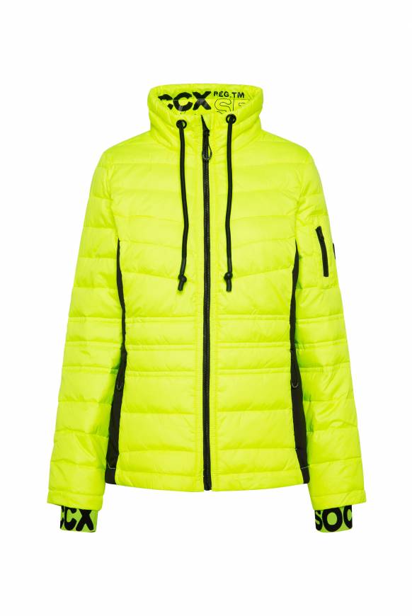 Soccx Steppjacke Im Ski-Design Yellow Lime
