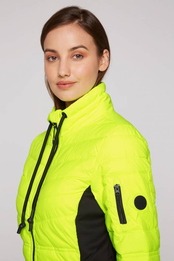 Soccx Steppjacke Im Ski-Design Yellow Lime