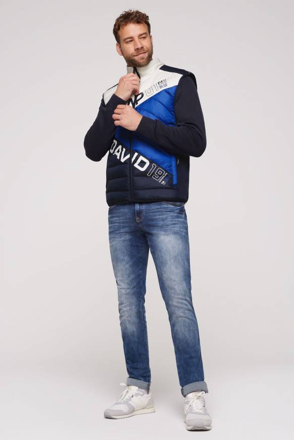 Soccx Steppweste Mit Colour-Blocking Kitt