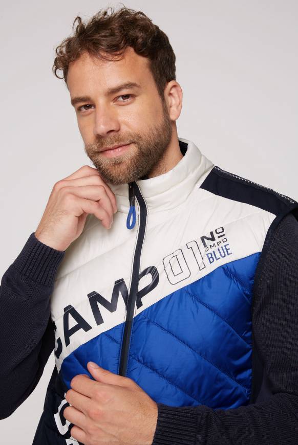 Soccx Steppweste Mit Colour-Blocking Kitt