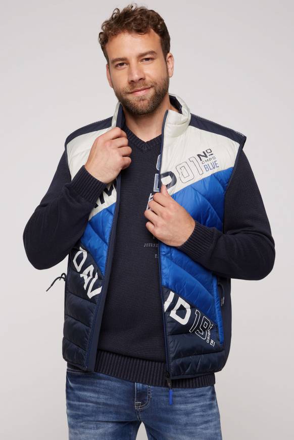 Soccx Steppweste Mit Colour-Blocking Kitt