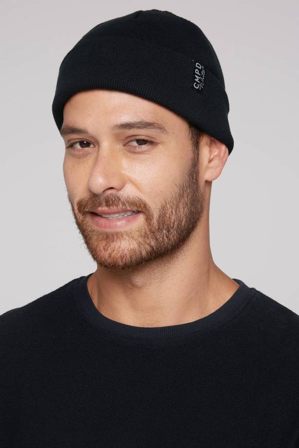 Soccx Strickmütze Mit Umschlag Blue Navy