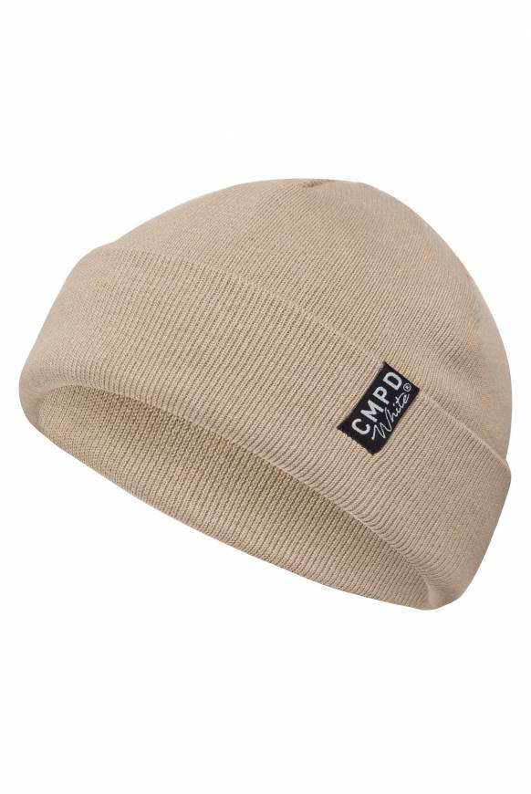 Soccx Strickmütze Mit Umschlag Tan