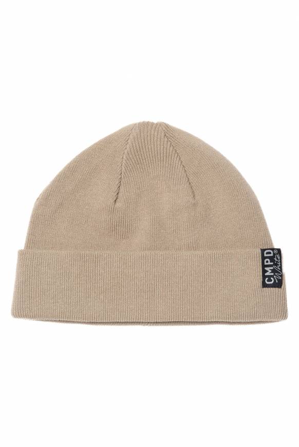 Soccx Strickmütze Mit Umschlag Tan