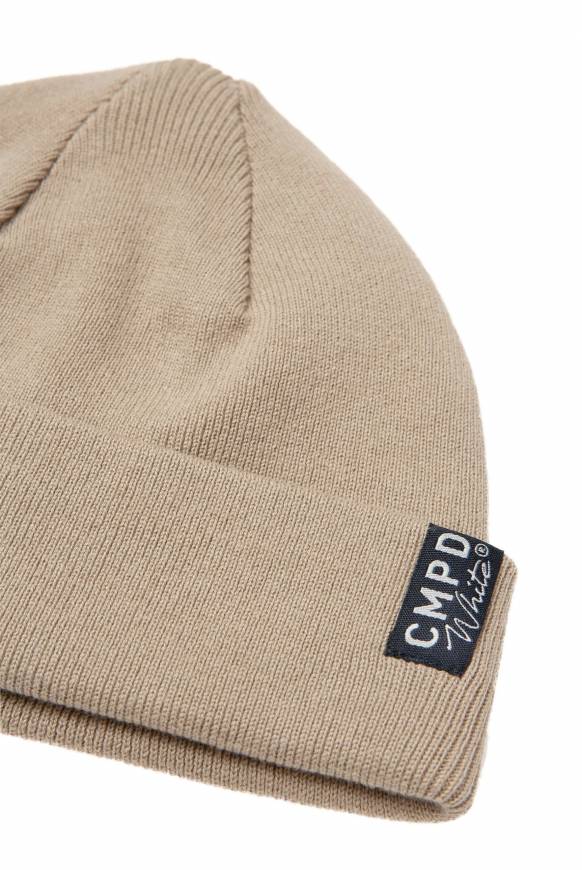 Soccx Strickmütze Mit Umschlag Tan