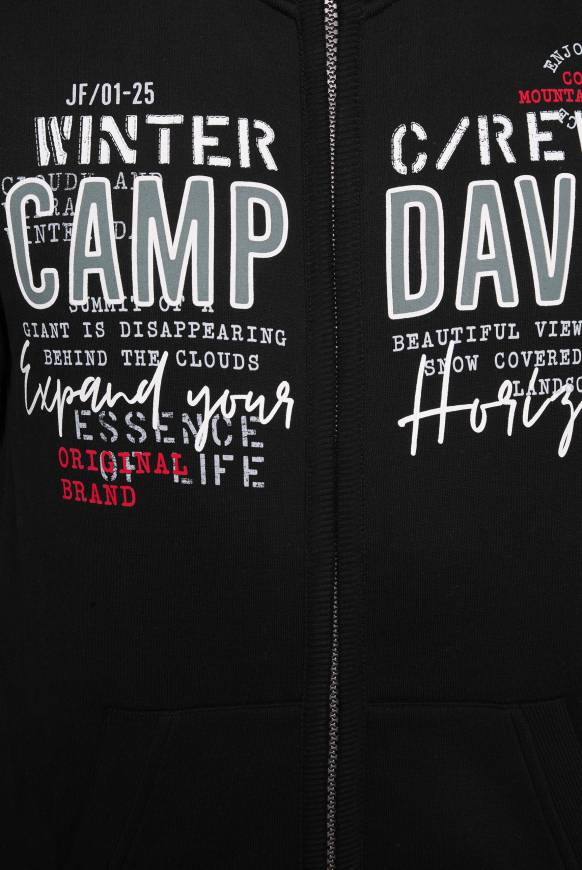 Soccx Sweatjacke Mit Logo Artwork Black