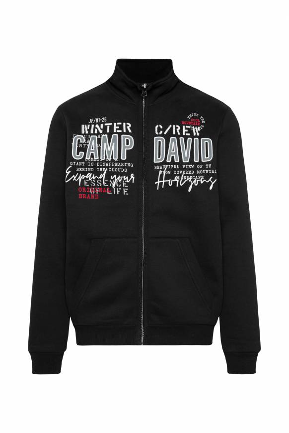 Soccx Sweatjacke Mit Logo Artwork Black