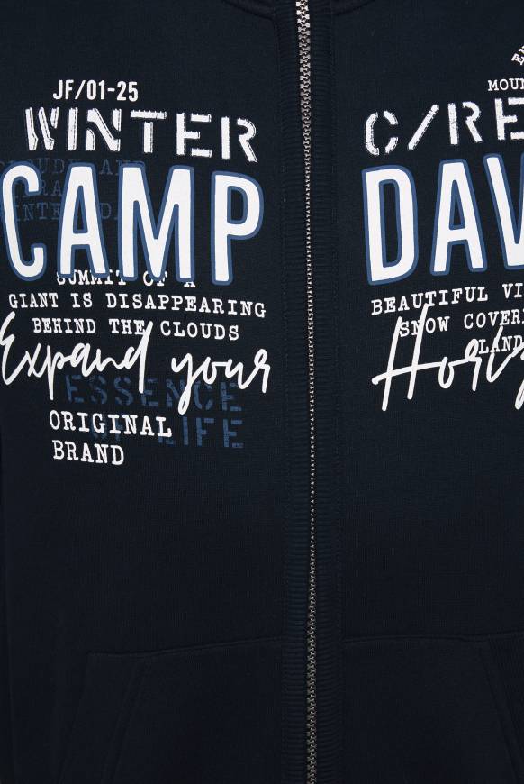 Soccx Sweatjacke Mit Logo Artwork Blue Navy