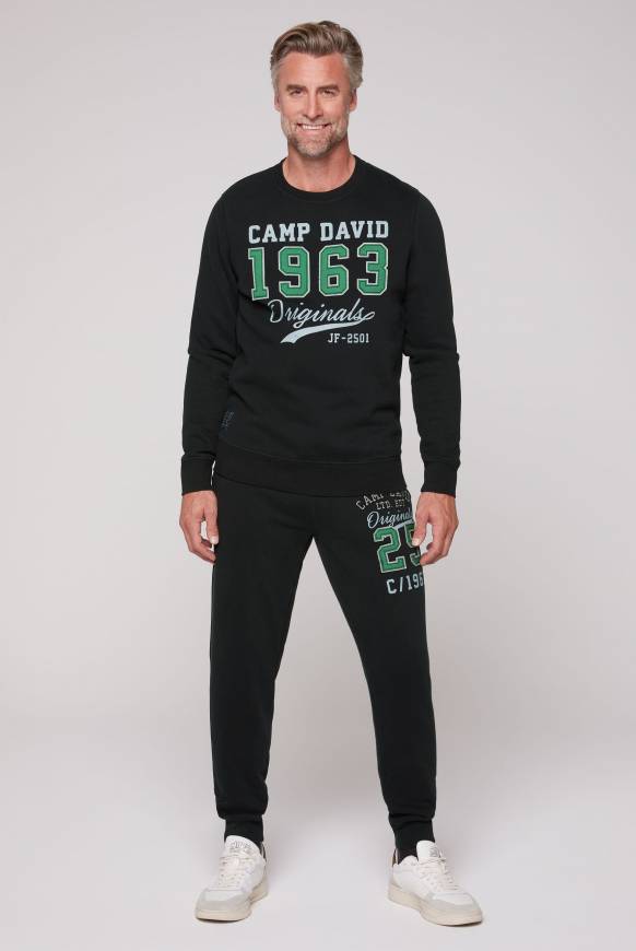 Soccx Sweatshirt Mit Artwork Im Retro-Style Black