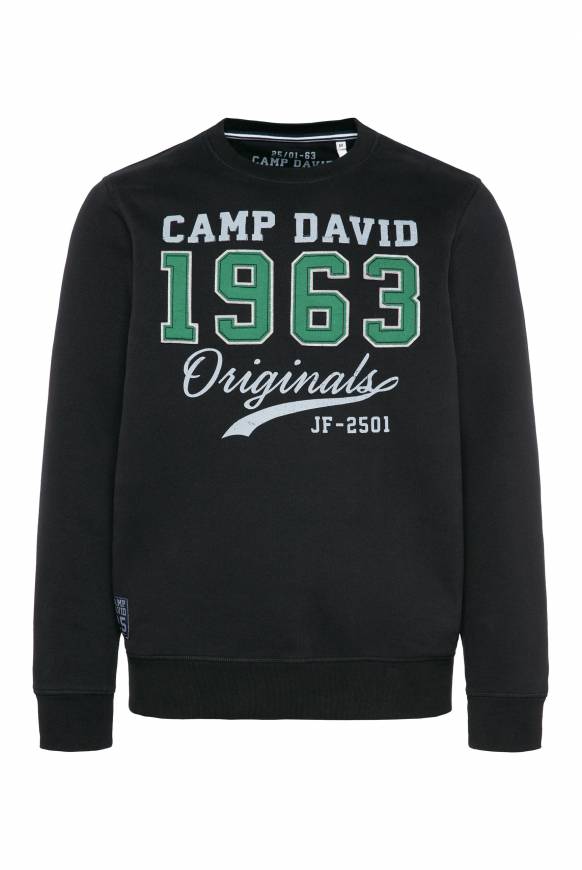 Soccx Sweatshirt Mit Artwork Im Retro-Style Black