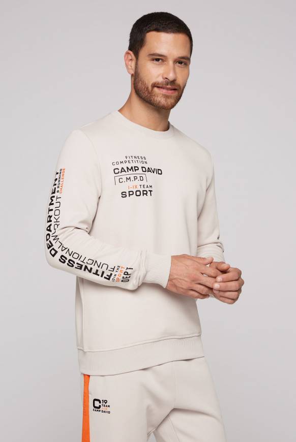 Soccx Sweatshirt mit Label Prints shell