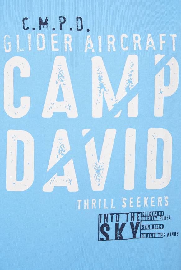 Soccx Sweatshirt Mit Logo Print Aqua