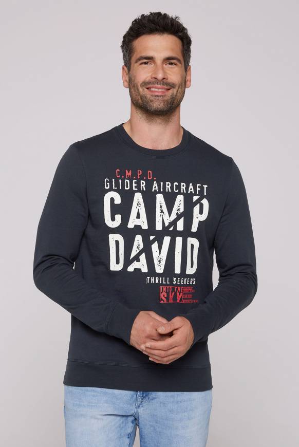 Soccx Sweatshirt mit Logo Print classic navy S