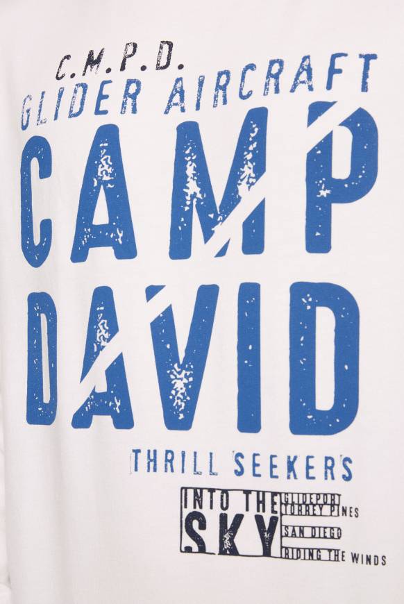 Soccx Sweatshirt Mit Logo Print Ivory