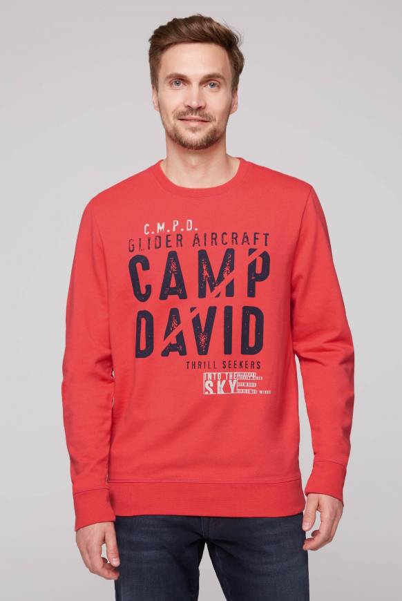 Soccx Sweatshirt mit Logo Print skipper red