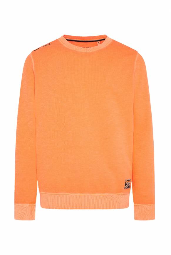 Soccx Sweatshirt Mit Used-Waschung Sunrise Orange