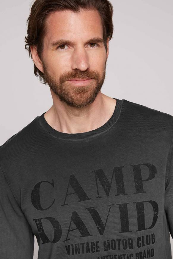 Soccx Sweatshirt Mit Vintage Print Black