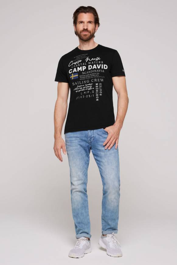 Soccx T-Shirt Mit Print Artwork Black