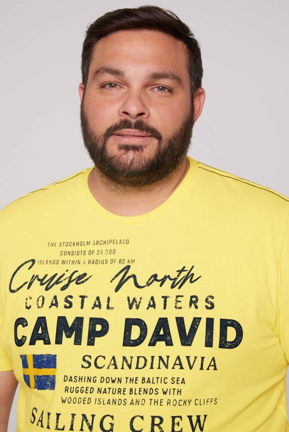 Soccx T-Shirt Mit Print Artwork Light Lime