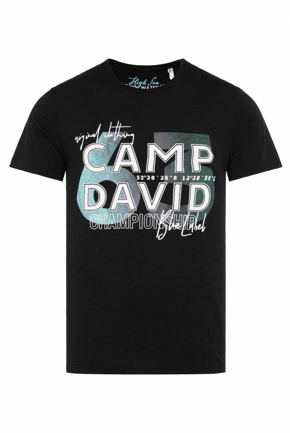 Soccx T-Shirt mit Rubber Print black M