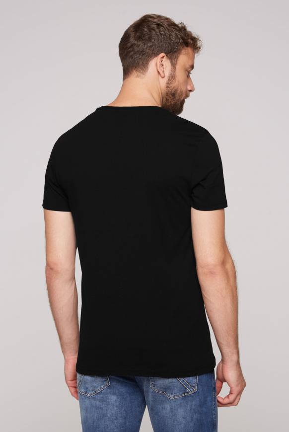Soccx T-Shirt Rundhals Mit Used Print Black S