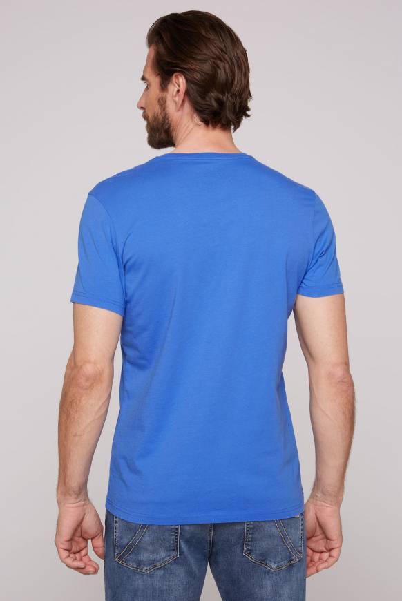 Soccx T-Shirt Rundhals Mit Yacht Print Deep Sky S