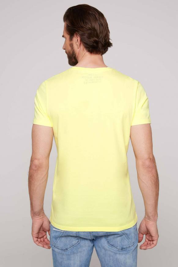 Soccx T-Shirt Rundhals Mit Yacht Print Sunlight S