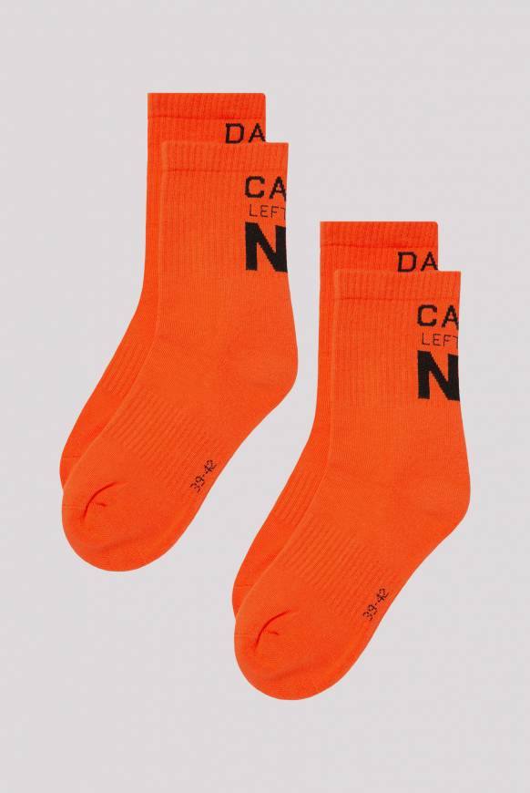 Soccx Tennissocken im Doppelpack signal orange