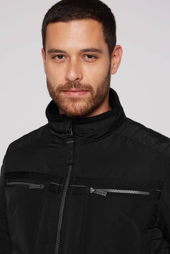 Soccx Winterjacke Im Biker-Design Black
