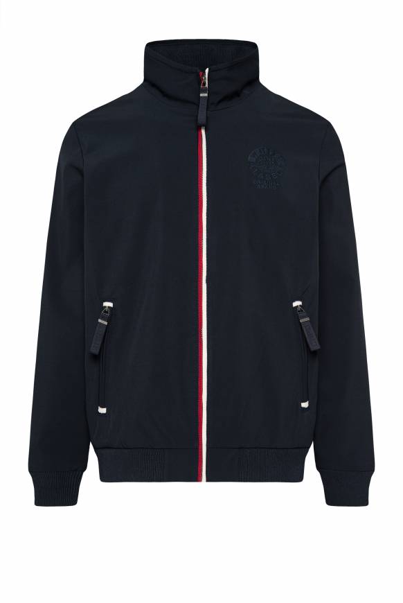 Soccx Softshelljacke Im Blouson-Stil Mit Artworks Blue Navy