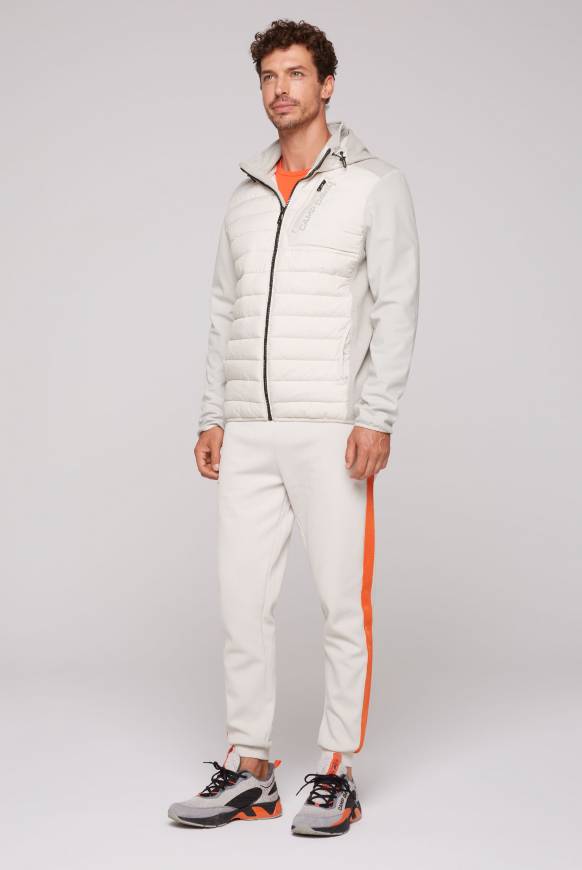 Soccx Softshelljacke Im Materialmix Mit Kapuze Shell