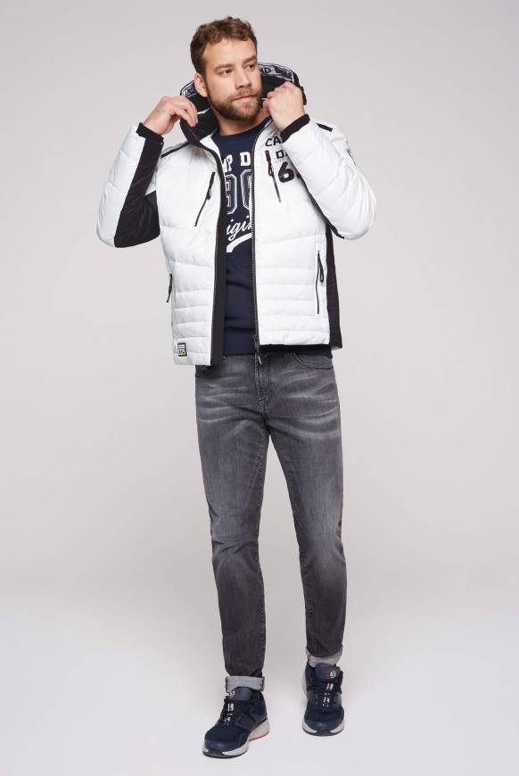 Soccx Steppjacke Im Colour Design Mit Logo Artworks Kitt