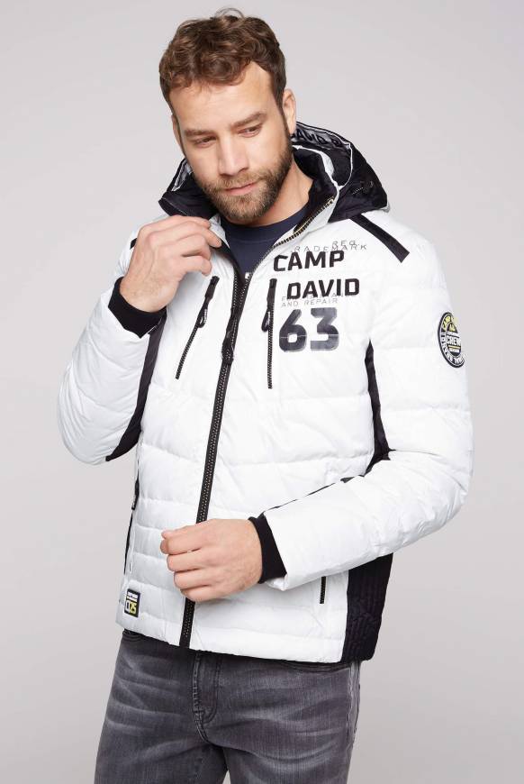 Soccx Steppjacke im Colour Design mit Logo Artworks kitt