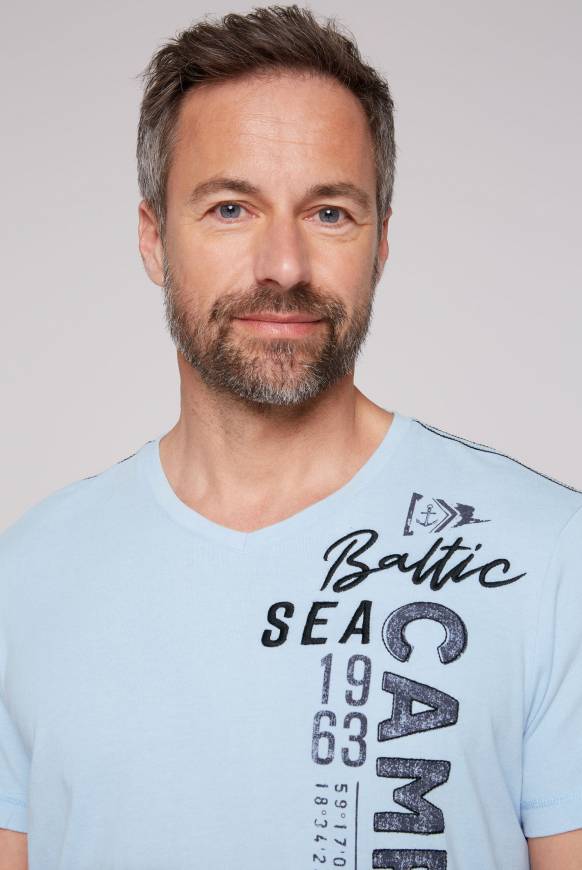 Soccx T-Shirt Dip Dye Mit Senkrechtem Logo Artwork Black