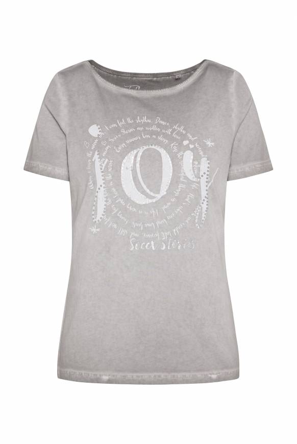 Soccx T-Shirt Mit U-Boot-Ausschnitt Und Artwork Shadow